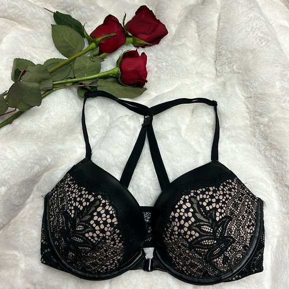 Victoria's Secret Other - Black Laced Victoria’s Secret Push-up Bra